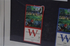 2000 PGA Championship at Valhalla Neiman Image w/Tickets Display - Framed