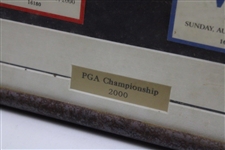 2000 PGA Championship at Valhalla Neiman Image w/Tickets Display - Framed