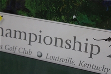 LeRoy Neiman Signed 2000 PGA Championship at Valhalla Poster w/Tickets Display - Framed JSA ALOA