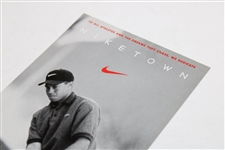 Tiger Woods 1996 Niketown Rookie Card/Ad Piece - Great Condition