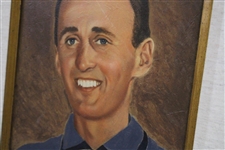 Art Wall Original Oil Painting Hung at Green Jacket Restaurant In Augusta