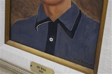 Art Wall Original Oil Painting Hung at Green Jacket Restaurant In Augusta