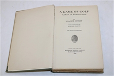 Francis Ouimet Signed 1932 'A Game Of Golf' Ltd Ed Book - #438/550 JSA ALOA