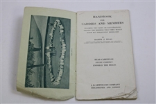 1922 'Golf Service Book for Caddies and Members' Booklet by Harry J. Haas