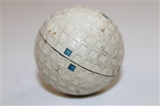 1909 St. Mungo Mfg. Co. Line Colonel Mesh Pattern Golf Ball