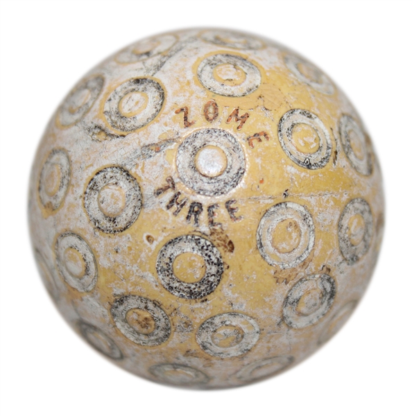 Vintage Zome Three/England Three Donut Pattern Golf Ball