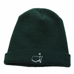 Masters Tournament Logo Dk Green Outline Logo Beanie Cap
