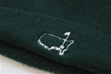Masters Tournament Logo Dk Green Outline Logo Beanie Cap