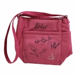 Scotty Cameron, Mize, Floyd & others Signed Masters Pink Ladies Purse/Bag JSA ALOA