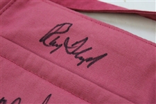 Scotty Cameron, Mize, Floyd & others Signed Masters Pink Ladies Purse/Bag JSA ALOA