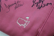 Scotty Cameron, Mize, Floyd & others Signed Masters Pink Ladies Purse/Bag JSA ALOA
