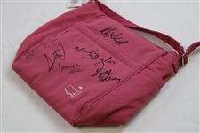 Scotty Cameron, Mize, Floyd & others Signed Masters Pink Ladies Purse/Bag JSA ALOA