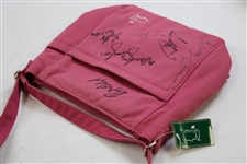 Scotty Cameron, Mize, Floyd & others Signed Masters Pink Ladies Purse/Bag JSA ALOA