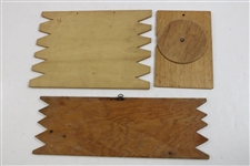 Lot of Three(3) Mid-Century Humorous Wooden Golf Hanging Signs