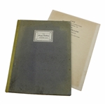 1919 The Sleepy Hollow Country Club 1st Ed. Book w/Rare Member List Inc. American Pioneers