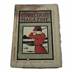 1900 The Connecticut Magazine Inc. 31-Page Early American Golf Article & Lady Golfer Cover - May / June