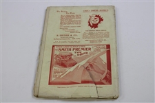 1900 'The Connecticut Magazine' Inc. 31-Page Early American Golf Article & Lady Golfer Cover - May / June