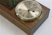 The Stanwich Club (Greenwich, CT) Classic Course Map Wooden Desk Clock