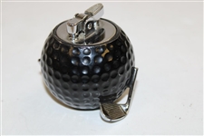 Circa 1960’s Golf Ball Themed Desk Lighter with Two Clubs