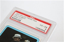 Jim Colbert 1983 Miller Press PGA Hand Cut Golf Card PSA 4 VG-EX #14582648