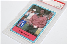 Calvin Peete 1983 Miller Press PGA Hand Cut Golf Card PSA 6 EX-MT #14582604