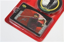Tiger Woods Upper Deck Collection Luggage & Golf Bag Tags in Original Unopened Box