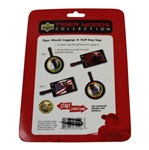 Tiger Woods Upper Deck Collection Luggage & Golf Bag Tags in Original Unopened Box