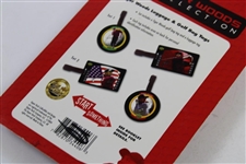 Tiger Woods Upper Deck Collection Luggage & Golf Bag Tags in Original Unopened Box