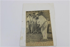 Five (5) Original Wire Photos of Pat Abbott - 1936-1942