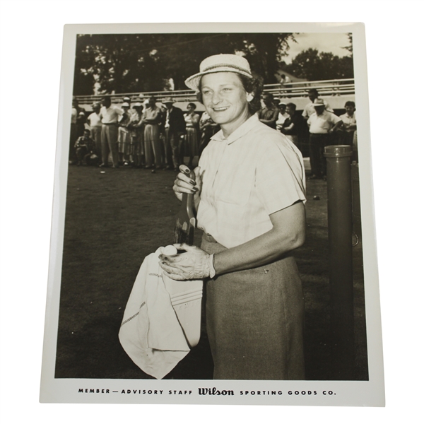 Babe Zaharias Wilson Sporting Goods Member Advisory Staff Photo
