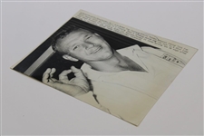 Arnold Palmer 1963 Team USA Ryder Cup Captain Photo - October 11th