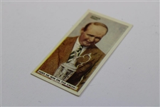 1936 Geofrey Phillips Public Eye Alf Perry Tobacco Golf Card