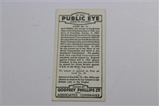 1936 Geofrey Phillips Public Eye Alf Perry Tobacco Golf Card