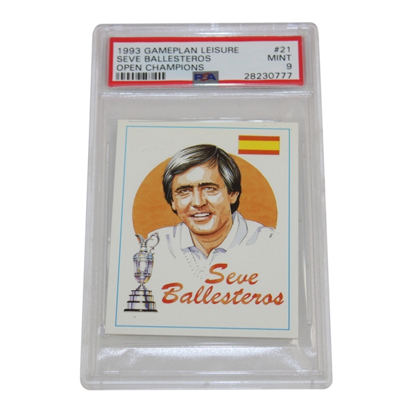 Seve Ballesteros 1993 Gameplan Leisure Open Champions Card #21 PSA 9 #28230777