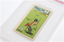 Hole 7 Strokes 6 C31 Smokers Golf Card PSA 2 #46458355