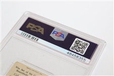 Hole 7 Strokes 6 C31 Smokers Golf Card PSA 2 #46458355