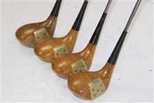 MacGregor Tourney Championship Driver, 2W, 3W & 4 Wood Set in Original Box