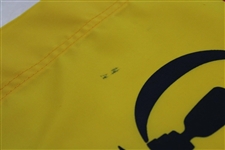 Brian Harman Signed 2023 The Open Championship at Royal Liverpool Screen Flag JSA ALOA