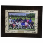 Nicklaus, Annika, Trevino & Thirteen (13) others Signed 2023 Insperity Inv. Photo - Framed JSA ALOA