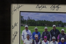Nicklaus, Annika, Trevino & Thirteen (13) others Signed 2023 Insperity Inv. Photo - Framed JSA ALOA