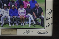 Nicklaus, Annika, Trevino & Thirteen (13) others Signed 2023 Insperity Inv. Photo - Framed JSA ALOA