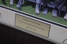 Nicklaus, Annika, Trevino & Thirteen (13) others Signed 2023 Insperity Inv. Photo - Framed JSA ALOA