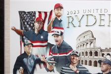 2023 US Ryder Cup Team Past Captains Gifted Canvas to Paul Azinger - Framed