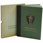 1963 A Short History of Pine Valley First Edition Book w/Original Slipcase