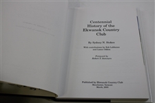 2000 'Centennial History of the Ekwanok Country Club' First Edition Book w/Dustjacket
