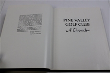 1982 'Pine Valley Golf Club A Chronicle' With Photos