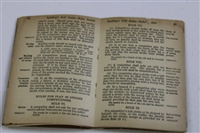1922 The Rules of Golf A.G. Spalding & Bros Booklet