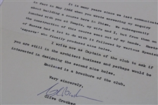 Henry Cotton Handwritten Correspondence w/ Club De Golf Roca Ilsa Captain on Letterhead JSA ALOA