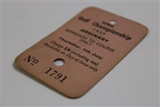 1954 The Open Championship at Royal Birkdale Thursday Ticket #1791
