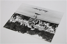 Gene Sarazen Signed Putting in Knickers Photo JSA ALOA